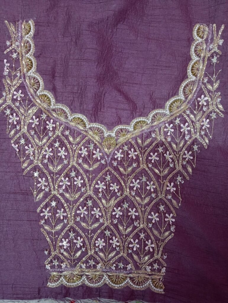 Custom hand embroidery by Embroyal — handcrafted and handmade pieces created with passion by a professional embroidery artist.