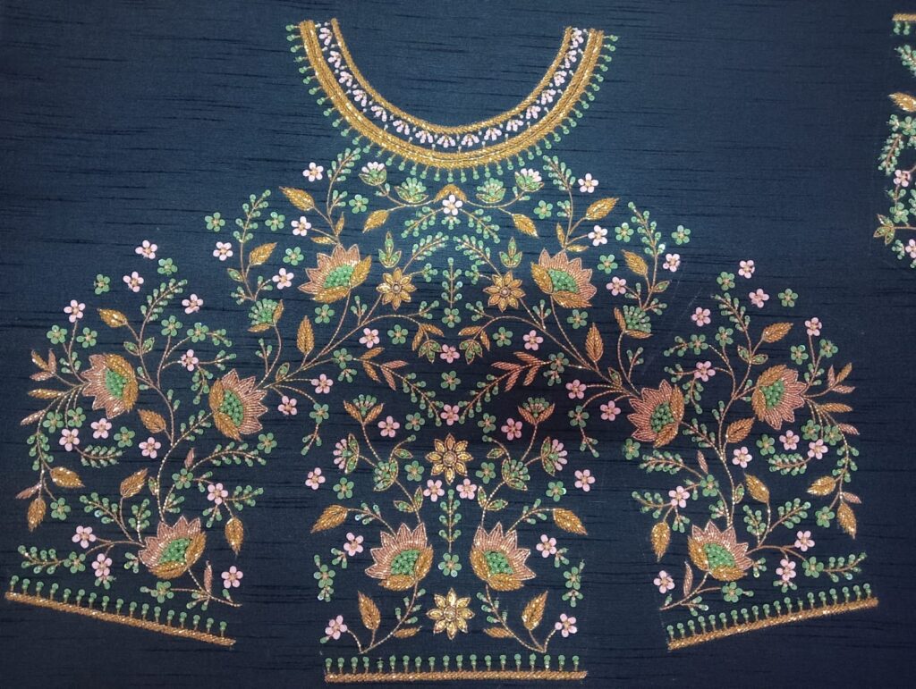 Custom hand embroidery by Embroyal — handcrafted and handmade pieces created with passion by a professional embroidery artist.