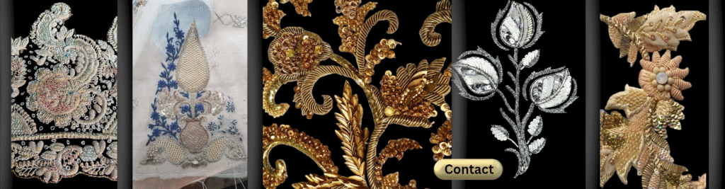 Handcrafted and handmade custom hand embroidery by Embroyal — unique designs created with passion and precision by a skilled embroidery artist.