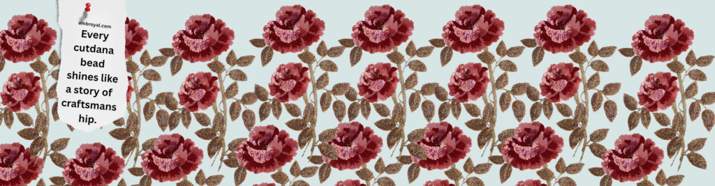 Custom hand embroidery by Embroyal — handcrafted and handmade pieces created with passion by a professional embroidery artist.