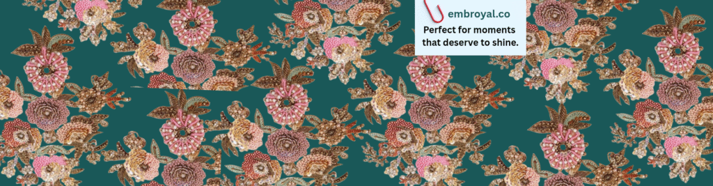 Custom hand embroidery by Embroyal — handcrafted and handmade pieces created with passion by a professional embroidery artist.