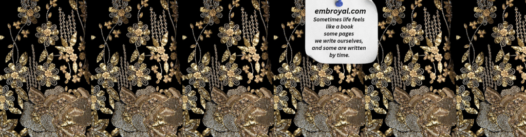 Handcrafted and handmade custom hand embroidery by Embroyal — unique designs created with passion and precision by a skilled embroidery artist.