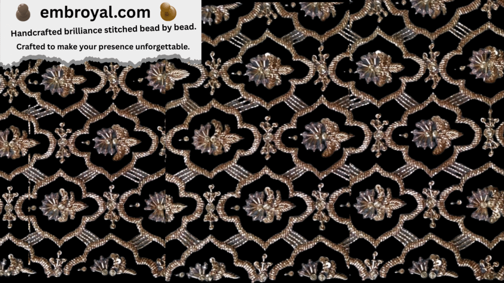 Custom hand embroidery by Embroyal — handcrafted and handmade pieces created with passion by a professional embroidery artist.