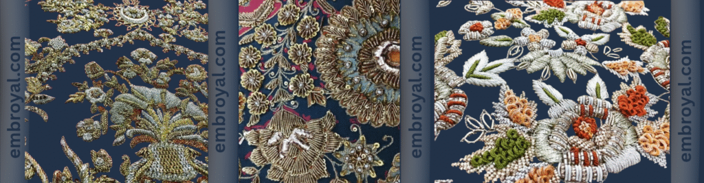 Custom hand embroidery by Embroyal — unique designs crafted with passion and precision by a skilled embroidery artist.