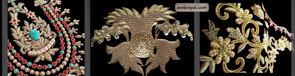 Custom hand embroidery by Embroyal — unique designs crafted with passion and precision by a skilled embroidery artist.